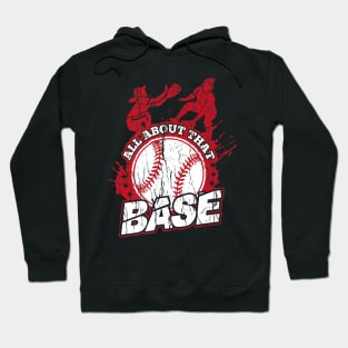 Base Softball Player Hoodie